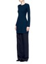 Figure View - Click To Enlarge - THEORY - 'Ardesia' rib knit swing dress