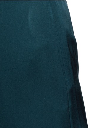 Detail View - Click To Enlarge - THEORY - 'Zavabell' cropped relaxed silk pants