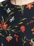 Detail View - Click To Enlarge - BALENCIAGA - Cutout hem floral print dress