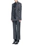 Figure View - Click To Enlarge - GIVENCHY - Stripe wool suiting blazer