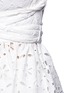 Detail View - Click To Enlarge - ZIMMERMANN - 'Roza' open back broderie anglaise lace bib top