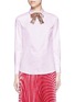 Main View - Click To Enlarge - GUCCI - SEQUIN BOW OXFORD SHIRT