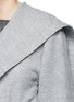 Detail View - Click To Enlarge - THE ROW - 'Draley' cape collar alpaca-virgin wool jacket