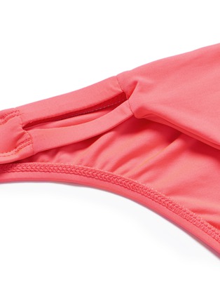 Detail View - Click To Enlarge - VITAMIN A - 'Neutra' cutout hipster neon bikini bottoms