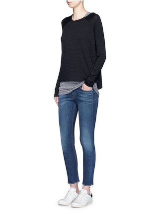 Figure View - Click To Enlarge - RAG & BONE - 'Capri' cropped skinny jeans