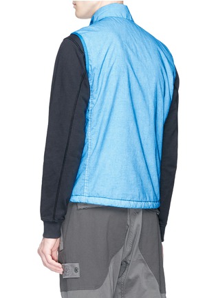 Back View - Click To Enlarge - STONE ISLAND - Padded poplin vest