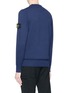 Back View - Click To Enlarge - STONE ISLAND - Logo badge cotton sweater