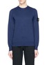Main View - Click To Enlarge - STONE ISLAND - Logo badge cotton sweater