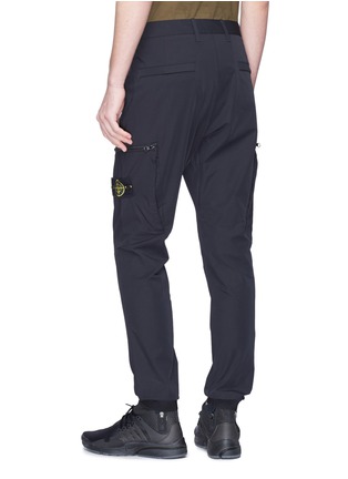Back View - Click To Enlarge - STONE ISLAND - Zip cargo pocket pants