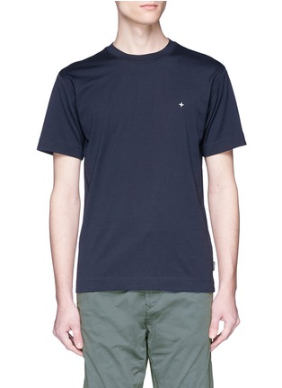 Main View - Click To Enlarge - STONE ISLAND - Logo embroidered T-shirt