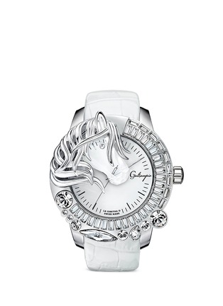 Main View - Click To Enlarge - GALTISCOPIO - 'La Giostra II' crystal horse watch