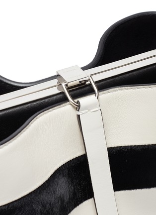 Detail View - Click To Enlarge - PROENZA SCHOULER - 'Frame' stripe leather shoulder bag