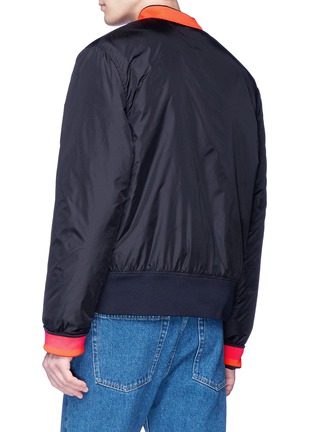 Back View - Click To Enlarge - ACNE STUDIOS - 'Mills Face' reversible bomber jacket