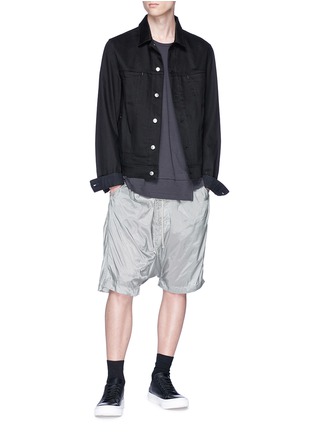 Figure View - Click To Enlarge - RICK OWENS DRKSHDW - Drop crotch shorts