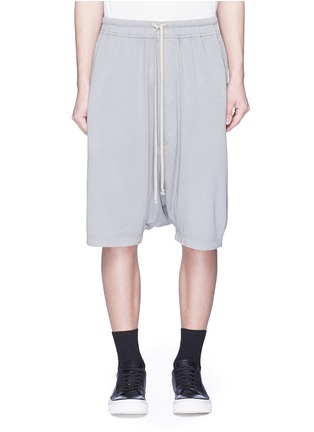 Main View - Click To Enlarge - RICK OWENS DRKSHDW - Drop crotch sweat shorts