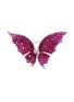 Main View - Click To Enlarge - ANYALLERIE - Diamond ruby sapphire 18k white gold butterfly brooch
