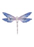 Detail View - Click To Enlarge - ANYALLERIE - 'Winter Dragonfly' diamond sapphire 18k white gold brooch