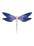 Main View - Click To Enlarge - ANYALLERIE - 'Winter Dragonfly' diamond sapphire 18k white gold brooch