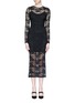 Main View - Click To Enlarge - - - Guipure lace midi dress