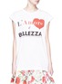 Main View - Click To Enlarge - - - 'L'Amore è Bellezza' slogan print oversized T-shirt