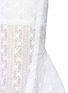 Detail View - Click To Enlarge - MO&CO. - Back peplum hem guipure lace skirt