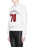 Front View - Click To Enlarge - MO&CO. - 'ORIGINALS 70' sequin embellished sweatshirt