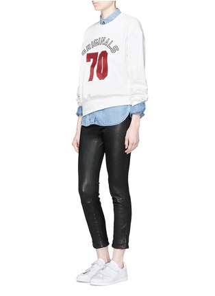 Figure View - Click To Enlarge - MO&CO. - 'ORIGINALS 70' sequin embellished sweatshirt