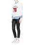 Figure View - Click To Enlarge - MO&CO. - 'ORIGINALS 70' sequin embellished sweatshirt