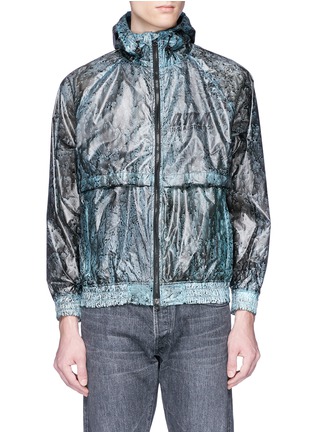 Main View - Click To Enlarge - 10184 - Ink splatter ripstop track jacket
