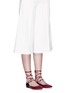 Figure View - Click To Enlarge - ISA TAPIA - 'Comet' colourblock leather lace-up flats