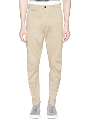 Main View - Click To Enlarge - BASSIKE - 'Helix' tapered leg twill pants