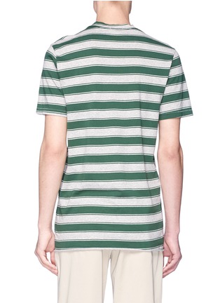 Back View - Click To Enlarge - BASSIKE - Stripe organic cotton T-shirt