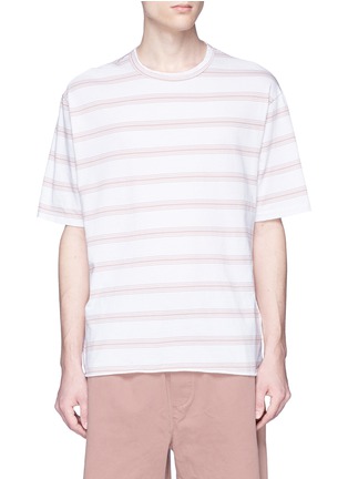 Main View - Click To Enlarge - BASSIKE - Stripe organic cotton T-shirt