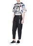 Figure View - Click To Enlarge - - - Logo strap cropped pants