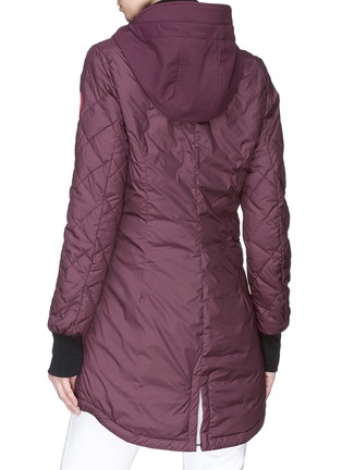 Back View - Click To Enlarge - CANADA GOOSE - 'Stellarton' detachable hood down puffer coat
