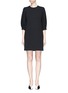 Main View - Click To Enlarge - TIBI - Lace-up back structured crepe corset dress