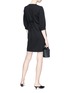 Figure View - Click To Enlarge - TIBI - Lace-up back structured crepe corset dress