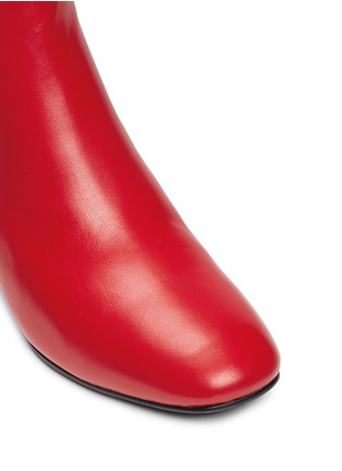 Detail View - Click To Enlarge - PEDDER RED - Leather ankle boots