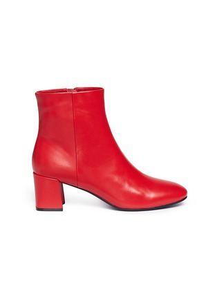 Main View - Click To Enlarge - PEDDER RED - Leather ankle boots