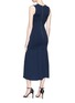 Figure View - Click To Enlarge - DION LEE - Pleated skirt dense knit midi dress