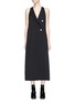 Main View - Click To Enlarge - DION LEE - Deconstructed twill maxi trench dress