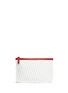 Main View - Click To Enlarge - PIERRE HARDY - Cube print zip pouch