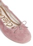 Detail View - Click To Enlarge - SAM EDELMAN - 'Felicia' suede ballet flats