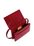 Detail View - Click To Enlarge - STALVEY - Small alligator leather crossbody clutch