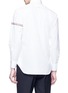 Back View - Click To Enlarge - THOM BROWNE  - Stripe sleeve shirt