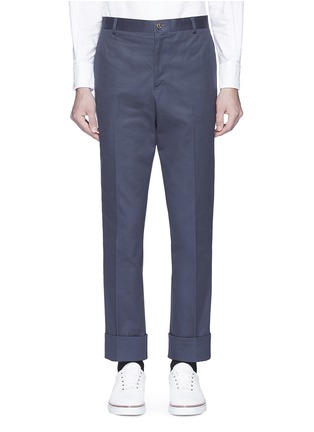 Main View - Click To Enlarge - THOM BROWNE  - Cotton twill chinos