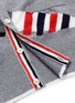 Detail View - Click To Enlarge - THOM BROWNE  - Tennis racket intarsia cashmere cardigan