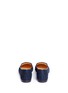 Back View - Click To Enlarge - 73426 - 'Dalila' strass suede slip-ons