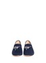Front View - Click To Enlarge - 73426 - 'Dalila' strass suede slip-ons
