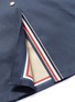 Detail View - Click To Enlarge - THOM BROWNE  - Detachable hood cotton twill parka